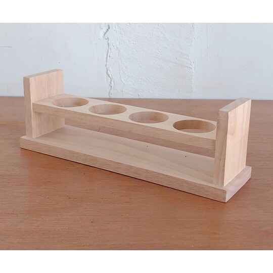 SiTATE404H 木製 試験管立て