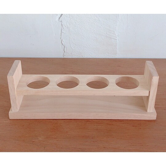 SiTATE404H 木製 試験管立て