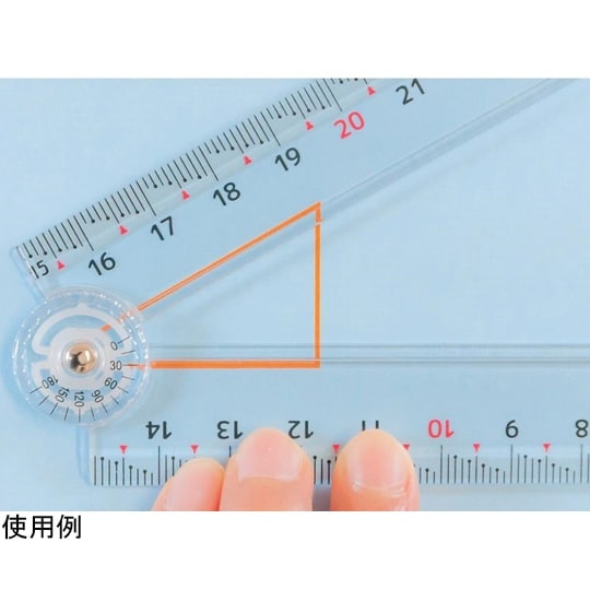 折りたたみ定規 快段目盛 30cm OT