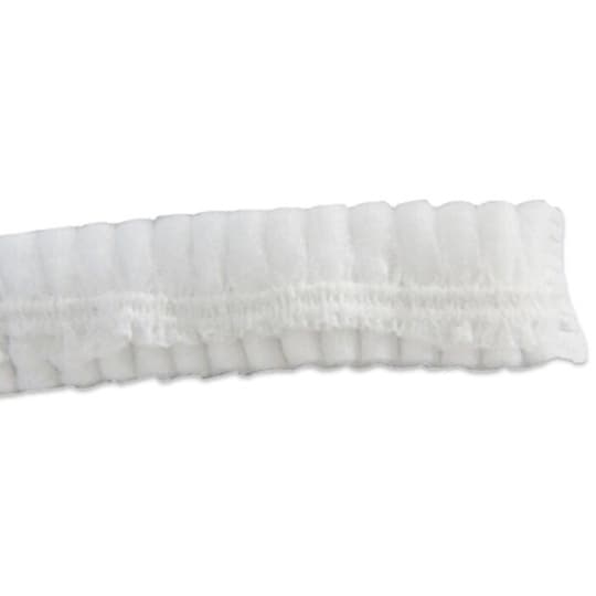 使い捨てギャザーキャップ 白 100枚入