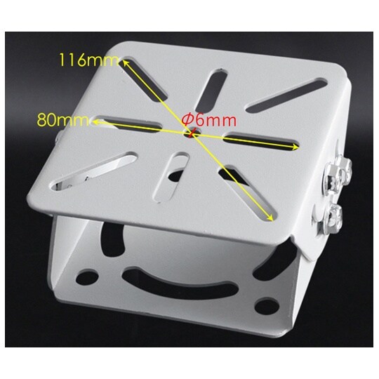 監視カメラ ユニバーサル 角度調整 ハウ