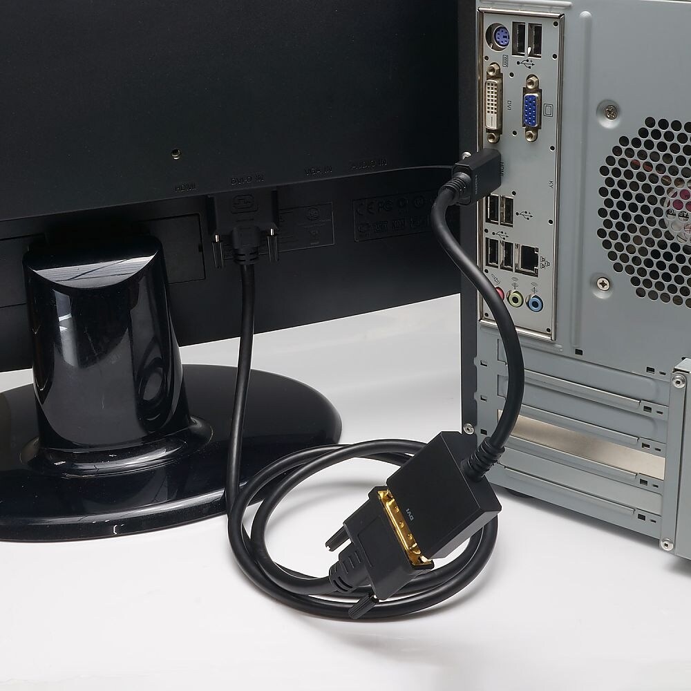 HDMI−DVI変換アダプタ 15cm