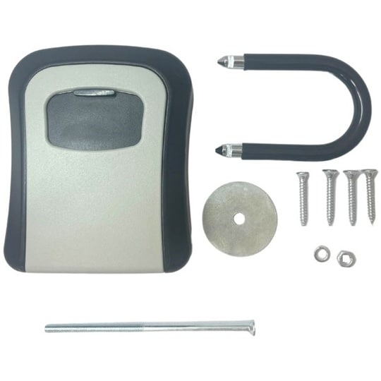 キーボックス ダイヤル式 シルバー TR