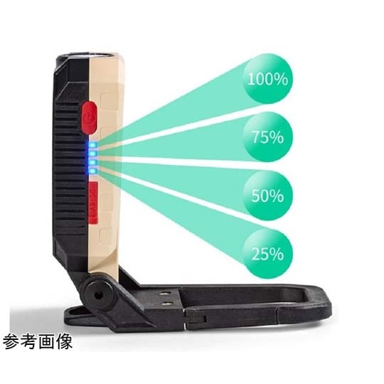 LEDワークライト 充電式 カラビナフッ
