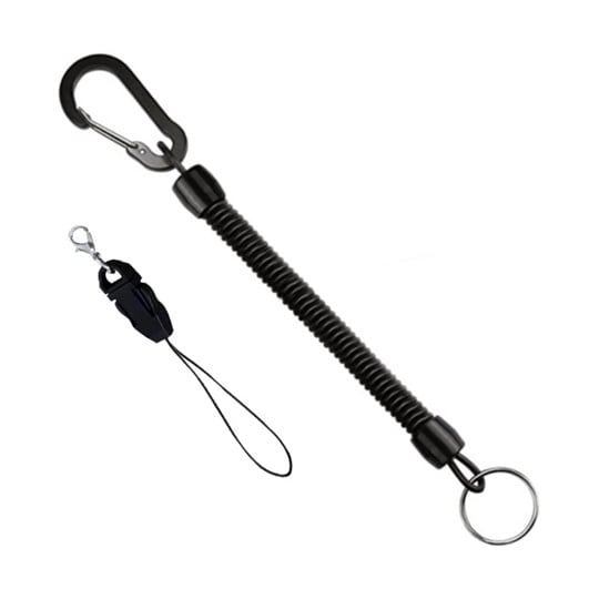 落下防止ストラップ カラビナ+カールコー