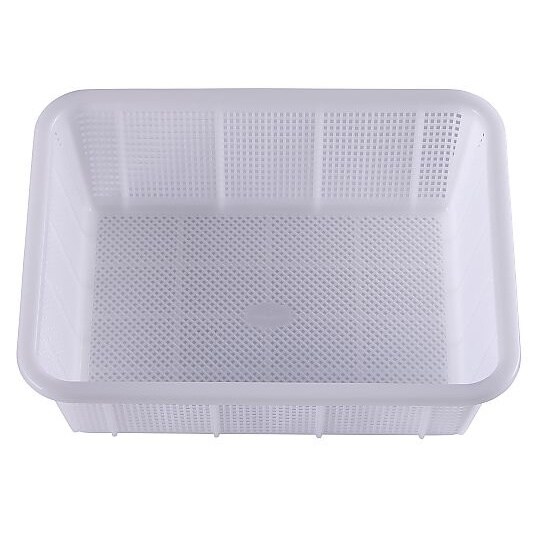 抗菌角カゴ深型 小 ナチュラル KK54