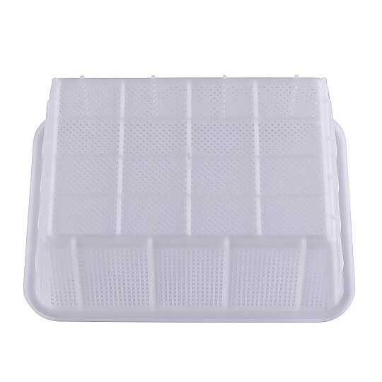 抗菌角カゴ深型 小 ナチュラル KK54