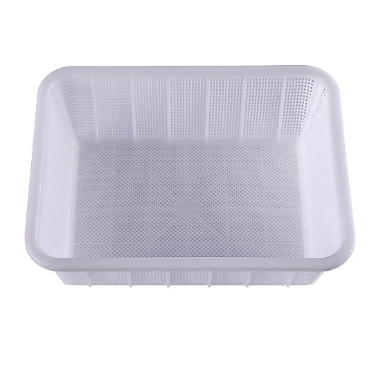 抗菌角カゴ深型 中 ナチュラル KK54