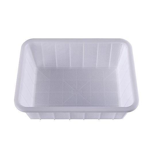 抗菌角カゴ深型 大 ナチュラル KK54