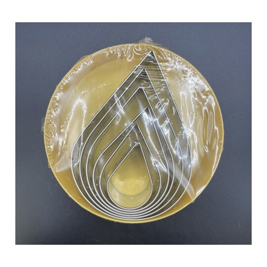 抜き型 しずく INOX 1セット(6個