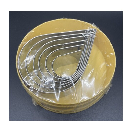 抜き型 しずく INOX 1セット(6個