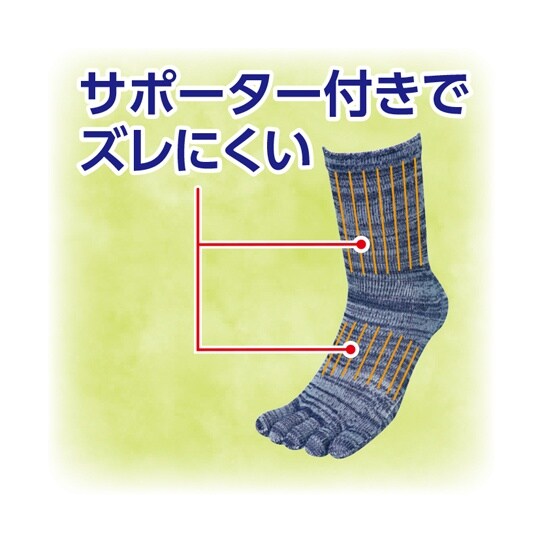 ワークワイルド+α5本指ソックス ランダ