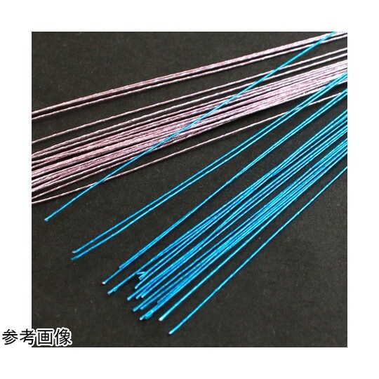 カラーワイヤー #28 長さ72cm 赤