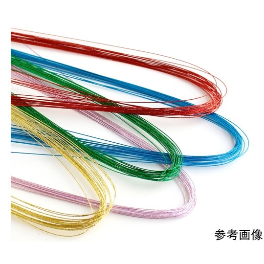 カラーワイヤー #28 長さ72cm 緑