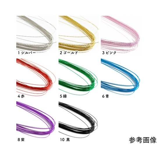 カラーワイヤー #28 長さ72cm 紫