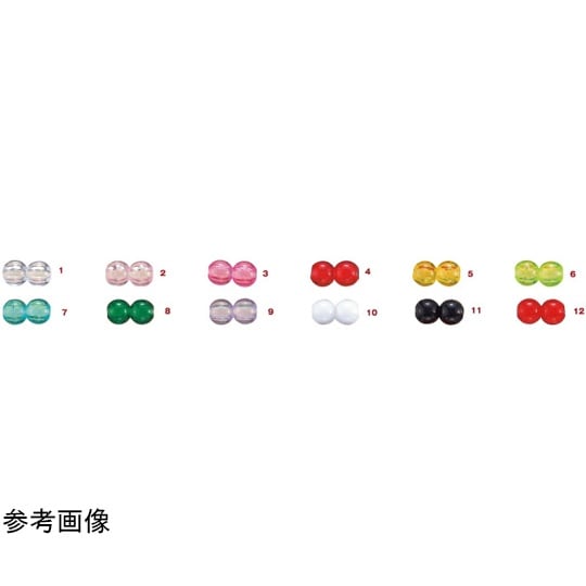 丸ビーズ 200個入り ST8mm ブラ