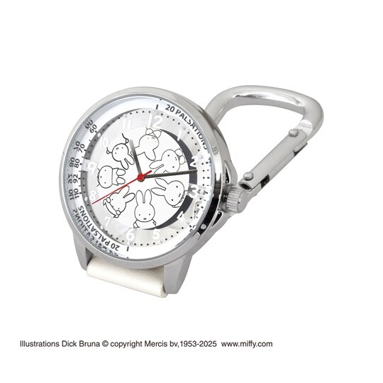 ミッフィーカラビナ付きウォッチ(スケルト
