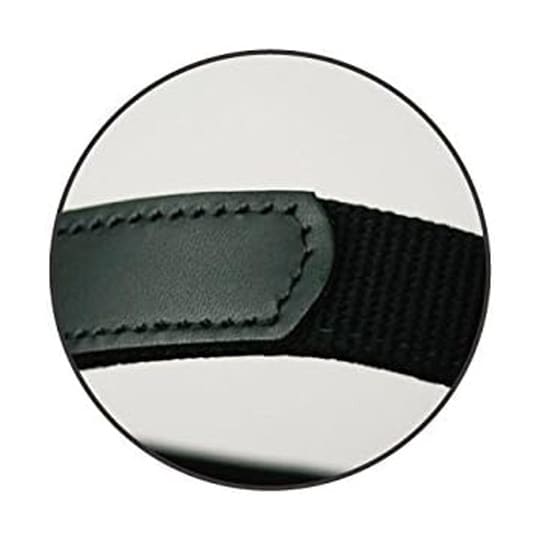 本革パーツ付アクリル持ち手 広巾タイプ