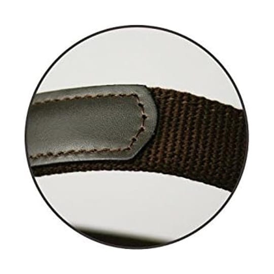 本革パーツ付アクリル持ち手 広巾タイプ