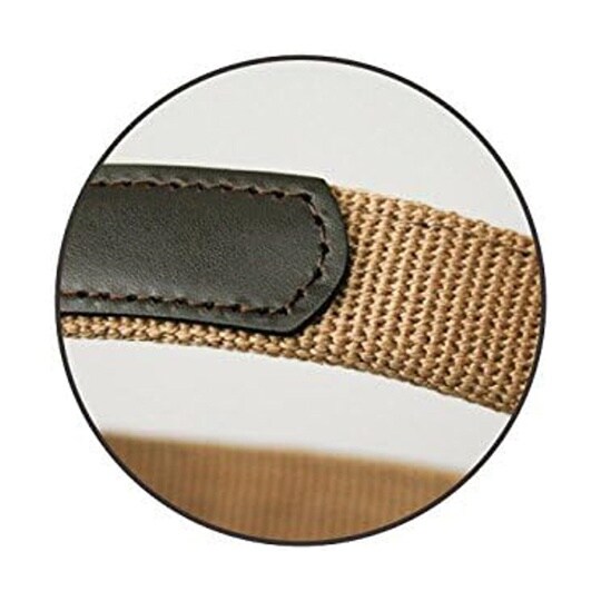 本革パーツ付アクリル持ち手 広巾タイプ