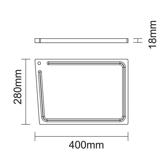 木製カッティングボード L 40×28c