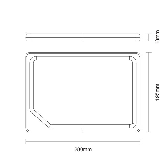 カッティングボード 溝 13396/05