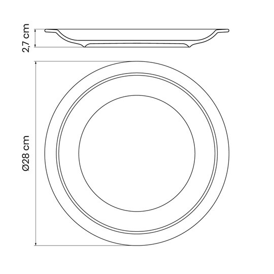 ペシェス ディナープレート 28cm 9
