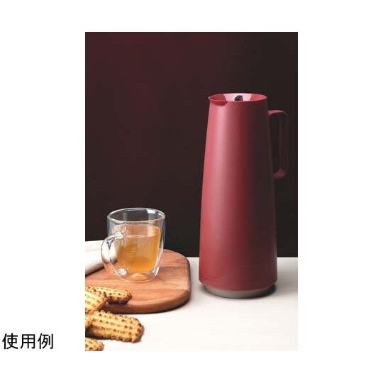 サーマルカラフェ 保温ポット 1L レッ