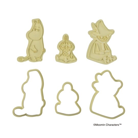 貝印 クッキー抜き型セット(ムーミン、リ