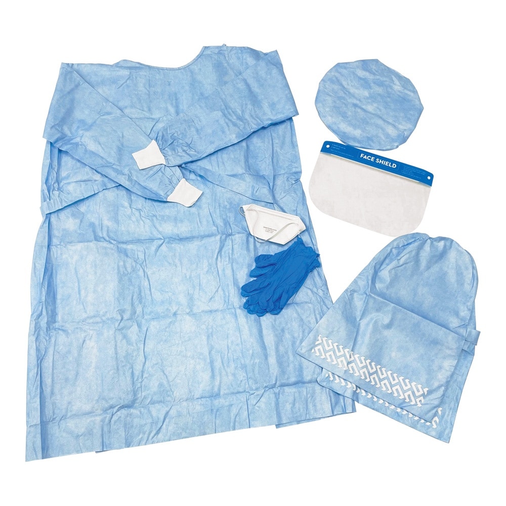 感染症対策ガウンセット フリーサイズ