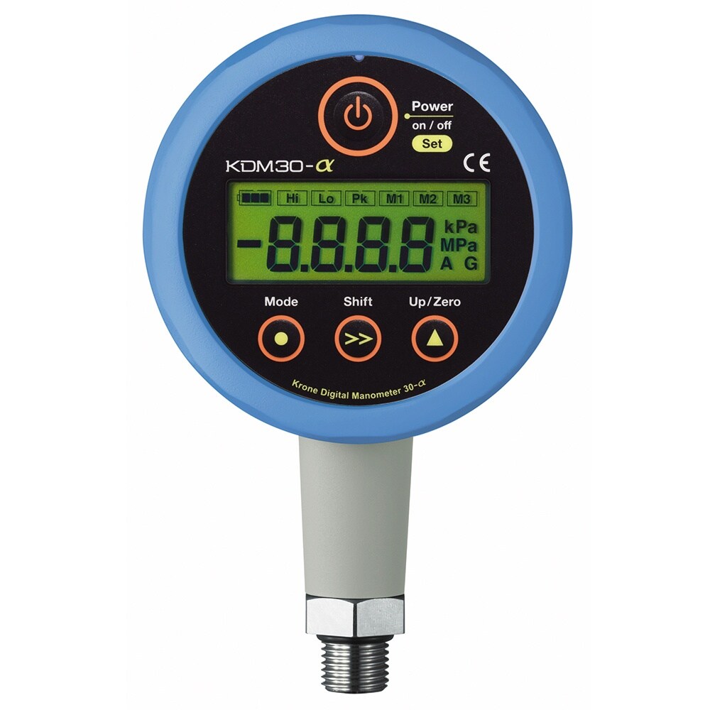 高精度デジタル圧力計 006P(9V)乾