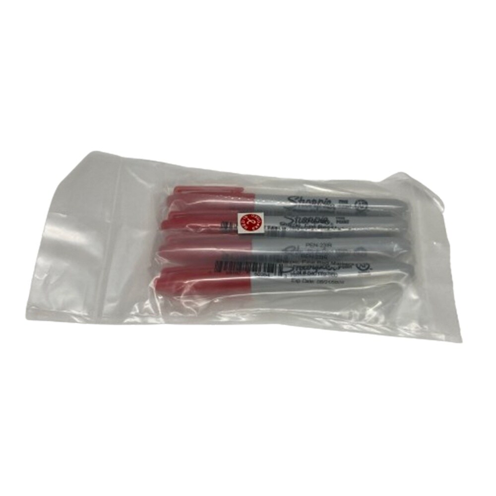 Sharpie滅菌ラボマーカー 赤 キャ