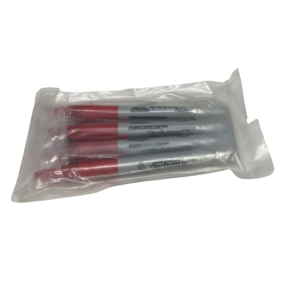 Sharpie滅菌ラボマーカー 赤 ノッ