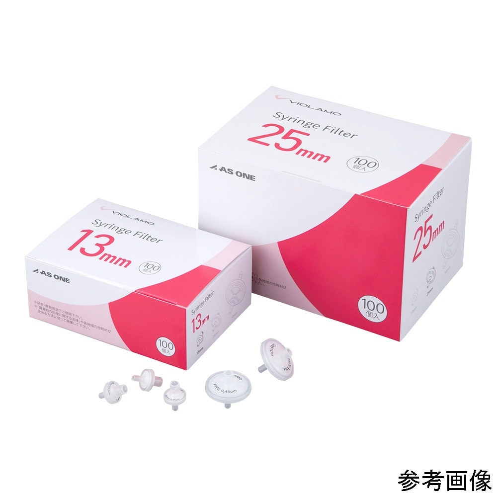 ビオラモシリンジフィルター親水性PTFE