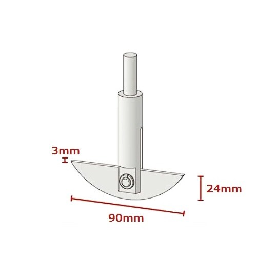 羽根型撹拌棒(帯電防止タイプ)C 27