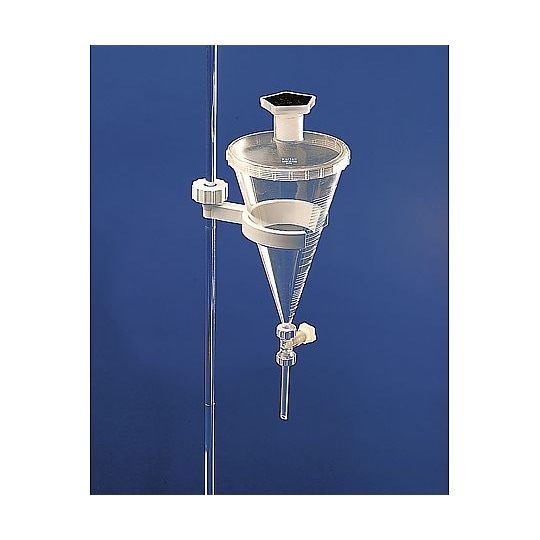 PMP分液ロート目盛付 500ml 97