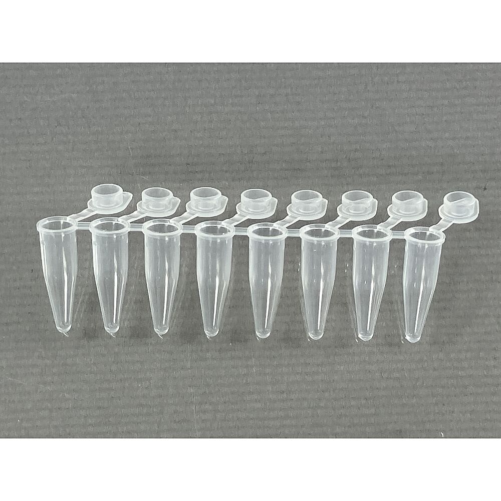 PCR用チューブ 8連ストリップ フラッ
