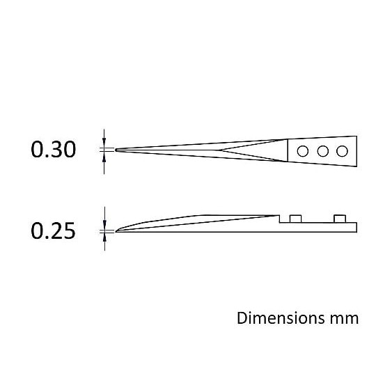 【純水洗浄】セラミックチップピンセット