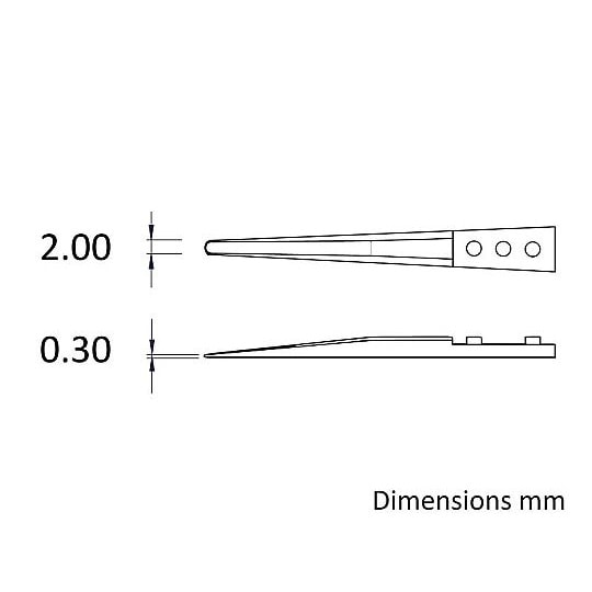 【純水洗浄】セラミックチップピンセット