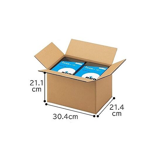 ダンボールケース 30.4×21.4×2