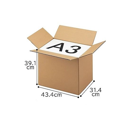 ダンボールケース 43.4×31.4×3