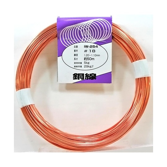 IW−254 銅線 #18×約50m