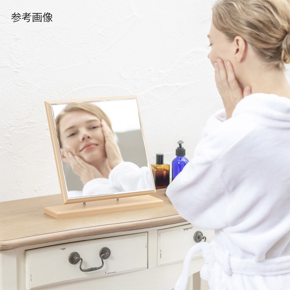 H−301 ウッドスタンドミラー