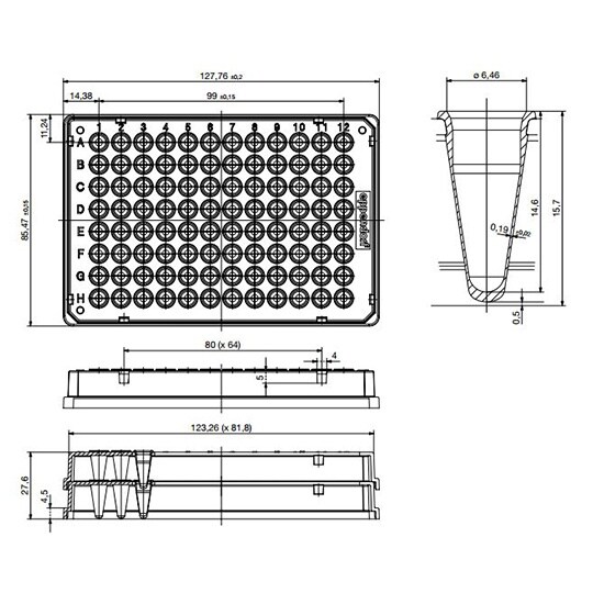 ツインテクPCRプレート96LoBind