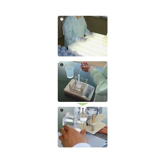 18155 PFAメスフラスコ100mL