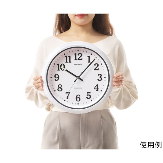 W−734 WH−Z 電波防塵防水掛時計