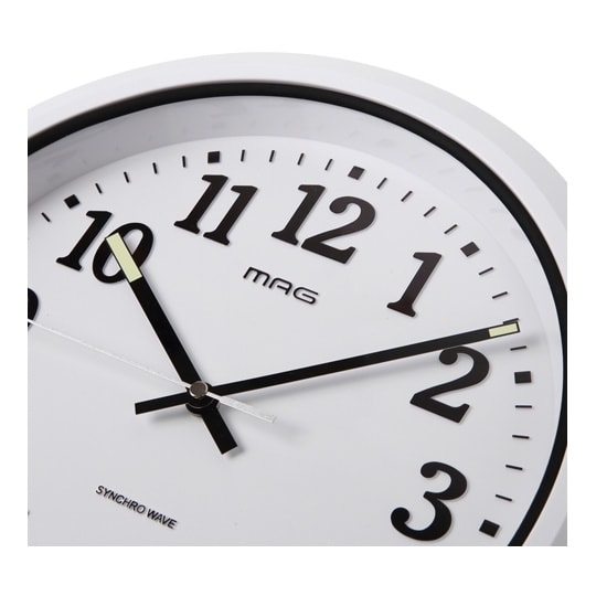 W−734 WH−Z 電波防塵防水掛時計