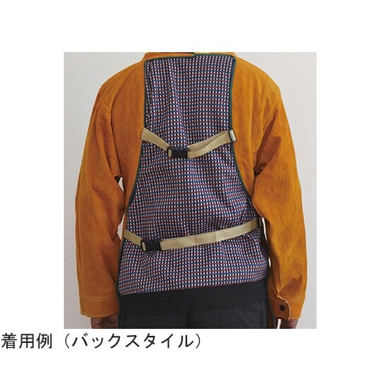 39951 牛革防護服 長袖割烹着型