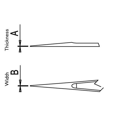 0102−55−PO 超精密ピンセット