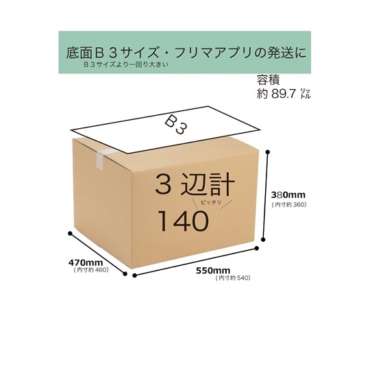 段ボール 140サイズ 20枚入 011